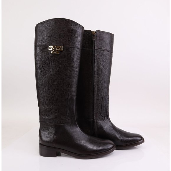 Tory Burch Shoes - Tory Burch JOANNA Riding Boot Tumbled Leather in Coconut  8.5, 9 $595+